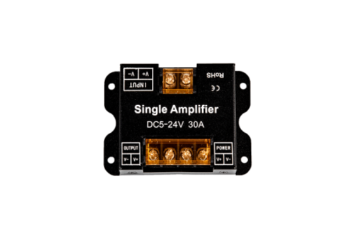 Повторитель усилитель сигнала одноканальный SW-Group DIM-30A-BL 5/12/24В 30A 150/360/720Вт IP20 картинка 